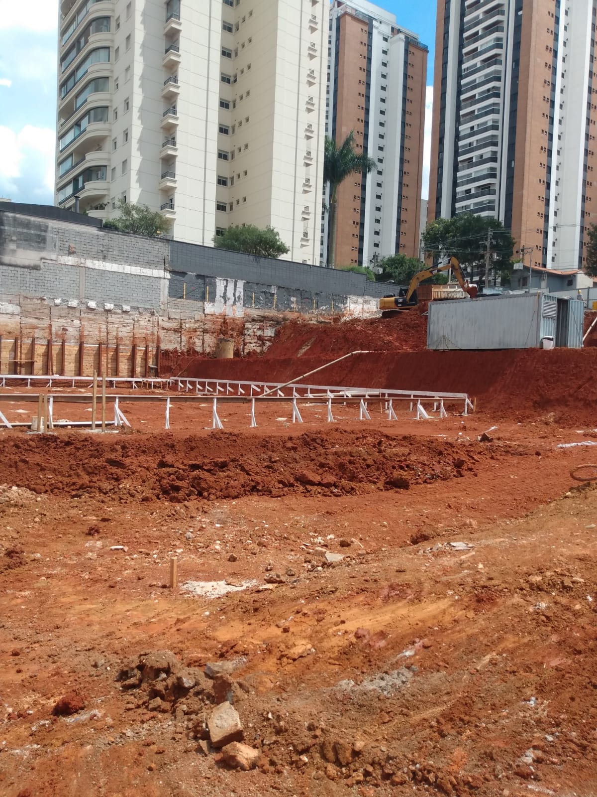 Detalhe de construção civil em São Paulo
